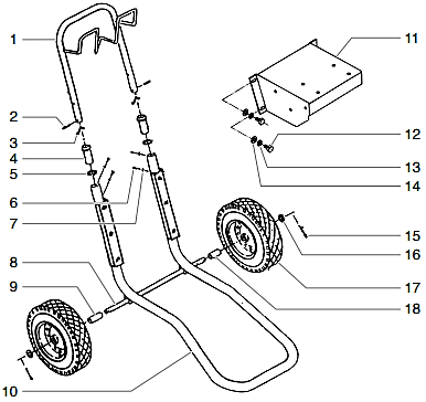 1200GXC Frame Assembly Parts